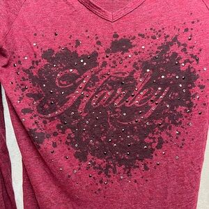 EUC Harley Davidson top.